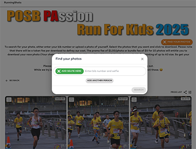 Facial and Bib recognition