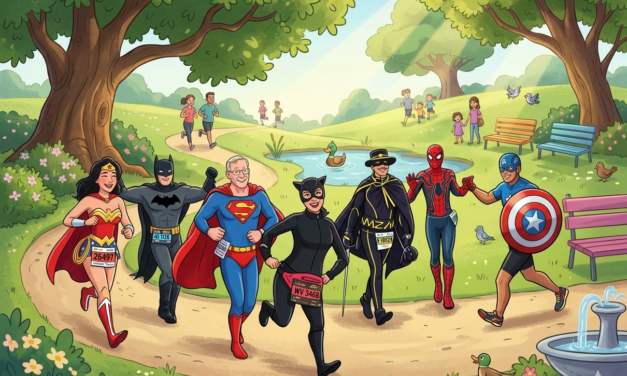 When Superheroes Used to Run Our Races