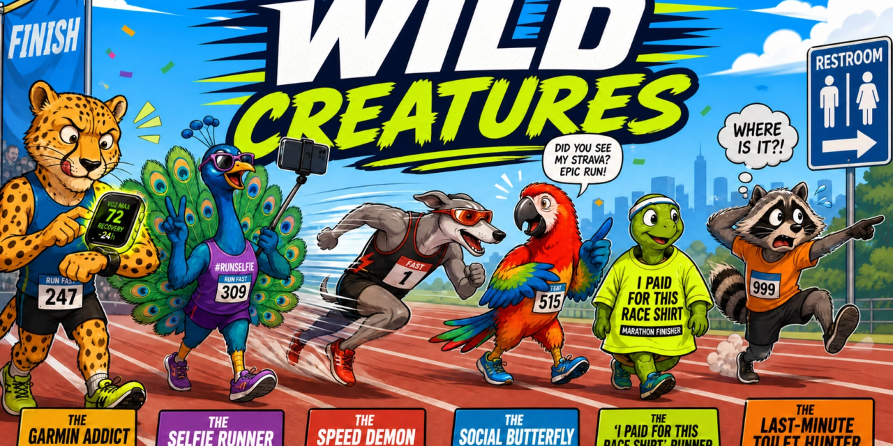 A Field Guide to the Wild Creatures of Our Running Community